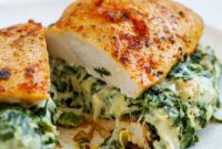 Creamy Spinach Artichoke Stuffed Chicken