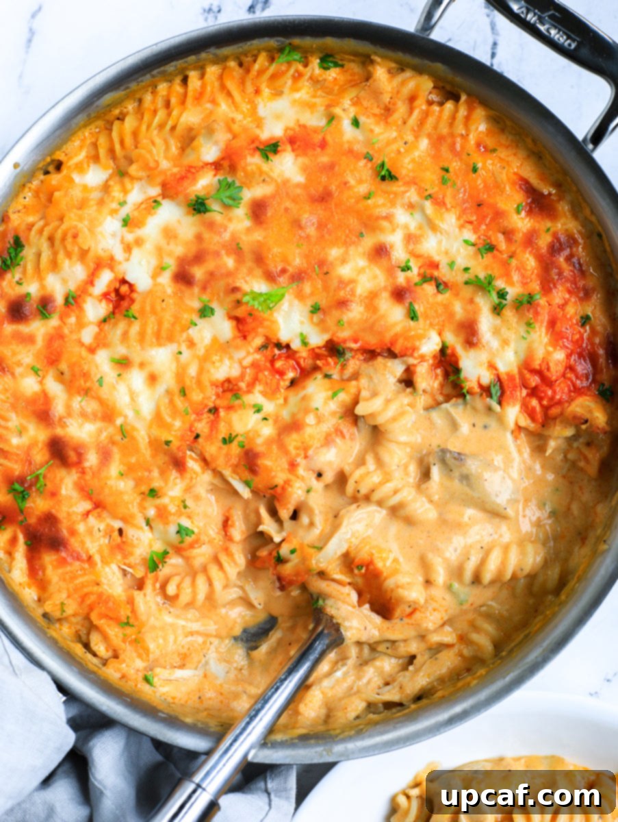 Fiery Buffalo Chicken Pasta Bake 1 featured 10095