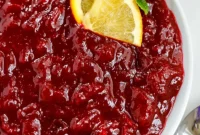 Sweet and Tangy Cranberry Sauce