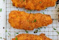 Golden Oven-Crisped Chicken Tenders
