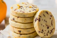 Vibrant Cranberry Orange Shortbread