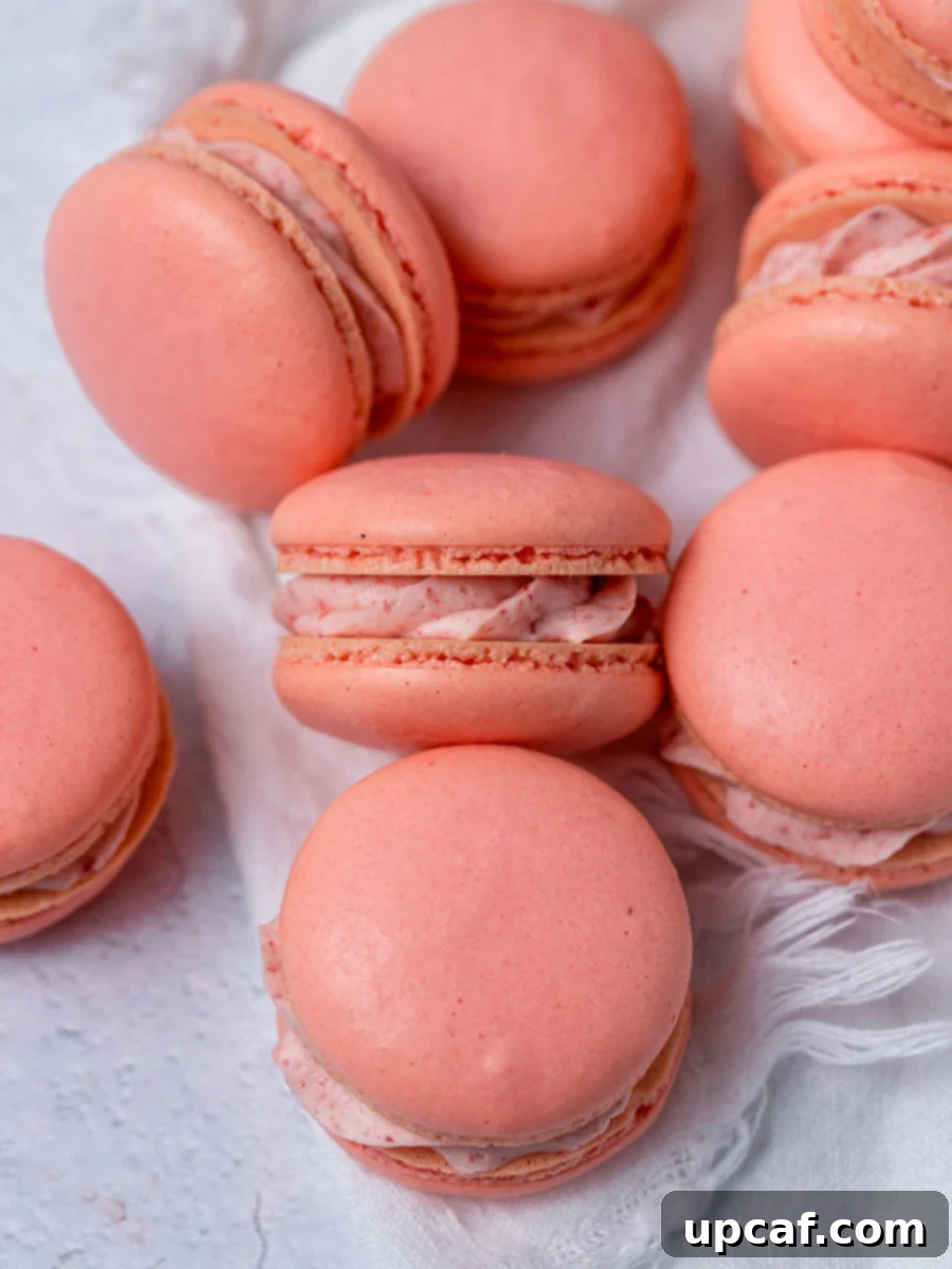 Strawberry Bliss Macarons 1 featured 13385