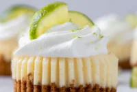 Zesty Key Lime Cheesecake Bites