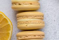 Zesty Lemon Macaron Kisses