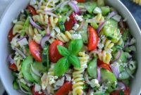 Vibrant Greek Pasta Salad