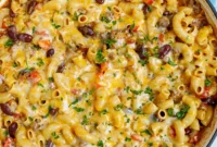 Speedy Cheesy Chili Mac