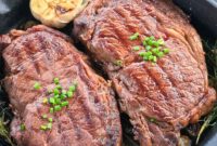 Seared Skillet Ribeye Perfection