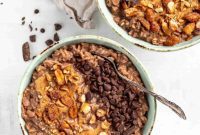 Decadent Chocolate Peanut Butter Oats