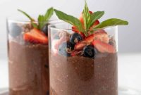 Decadent Chocolate Protein Chia Pudding
