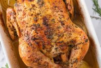 Crispy Skinned Whole Roasted Chicken