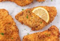 Golden Crispy Air Fryer Chicken Cutlets