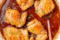 Sticky Honey Garlic Chicken