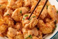 Crispy Air-Fried Bang Bang Shrimp