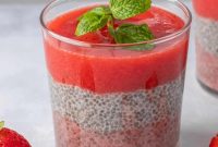 Creamy Strawberry Chia Pudding