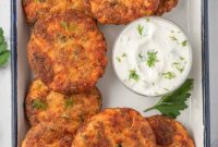 Crispy Air Fryer Salmon Patties
