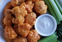 Crispy Buffalo Cauliflower Bites