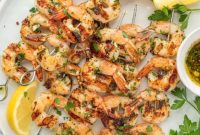 Flame-Kissed Garlic Prawns