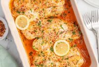 Golden Baked Garlic Butter Tilapia
