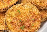 Golden Crispy Air-Fried Eggplant