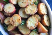 Crispy Parmesan Herb Roasted Potatoes