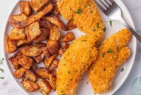 Crunchy Oven-Baked Panko Chicken Tenders