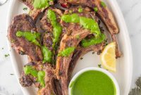 Lemon-Herb Mediterranean Lamb Chops