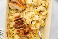 Decadent Chicken Tortellini Alfredo