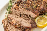 Rosemary Garlic Boneless Lamb Roast