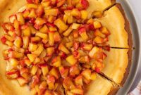 Rustic Cinnamon Apple Cheesecake