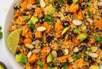Roasted Sweet Potato Quinoa Salad