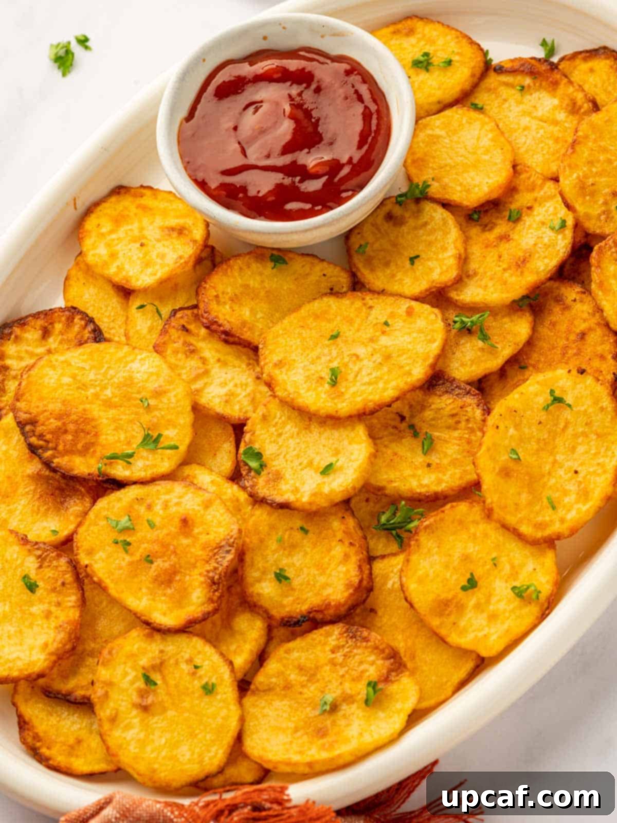 Golden Air-Fried Potato Coins 1 featured 31670