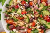 Zesty Greek White Bean Salad
