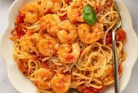 Lemon Garlic Shrimp Pasta