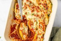 Hearty Beef and Ricotta Stuffed Shells