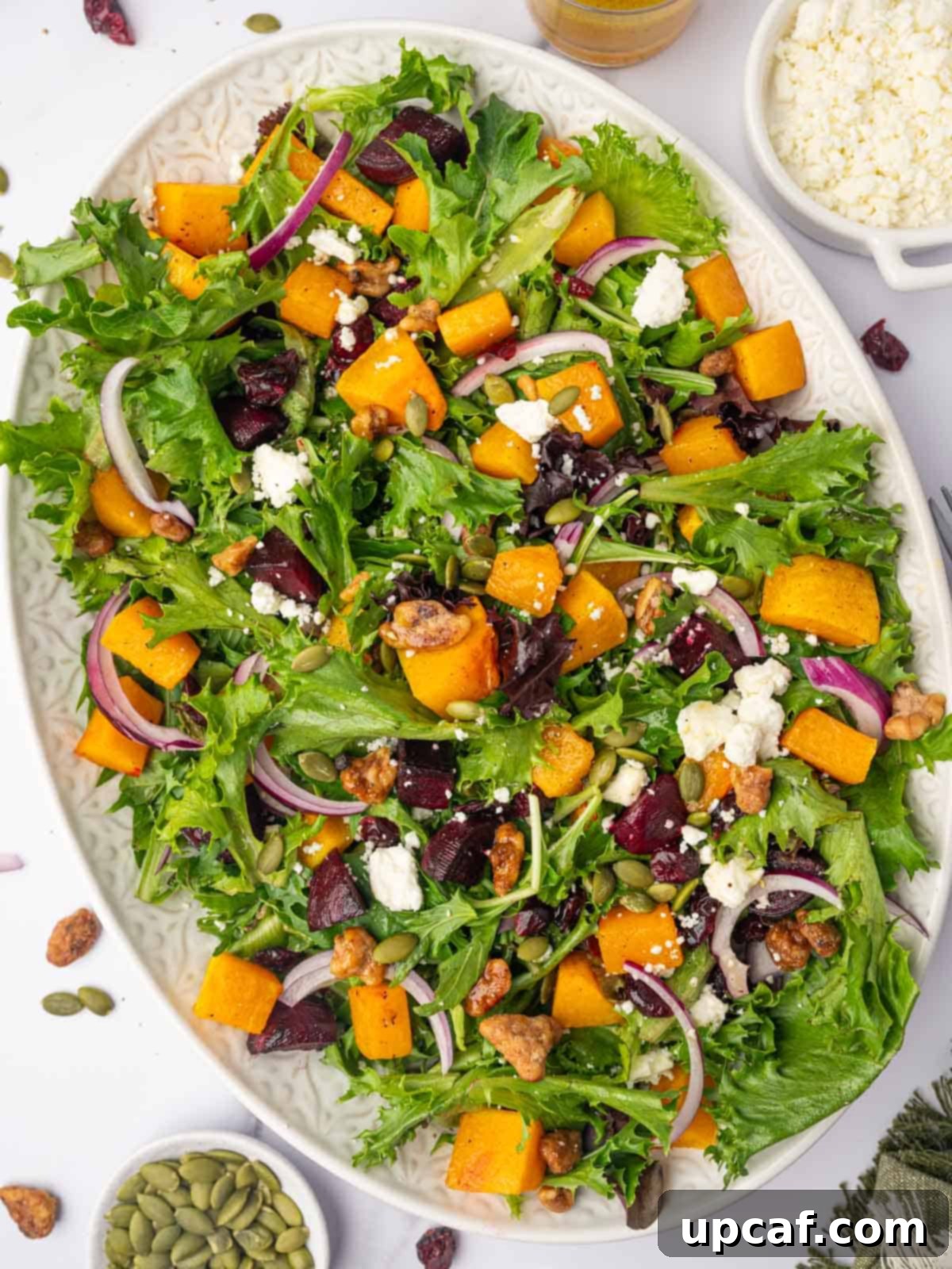 Roasted Butternut Feta Salad 1 featured 36430