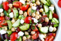 Vibrant Greek Chickpea Salad