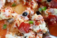 Cheesy Cauliflower Pizza Bake