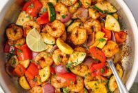 One-Pan Shrimp and Garden Medley
