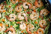 Zesty Shrimp Zucchini Noodles
