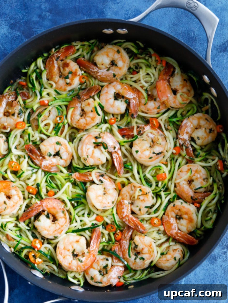 Zesty Shrimp Zucchini Noodles 1 featured 4041