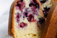 Luscious Blueberry Bundt Cake