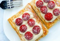 Flaky Raspberry Puff Pastry Tart