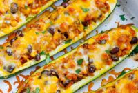 Loaded Zucchini Boats