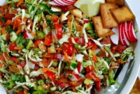Crisp Cabbage Fattoush
