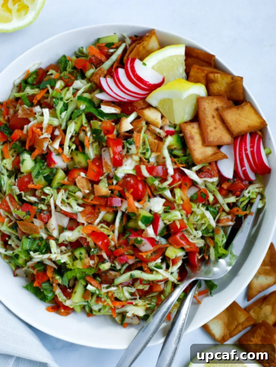 Crisp Cabbage Fattoush 1 featured 6727