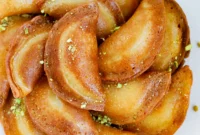 Sweet Atayef with Creamy Ashta Filling