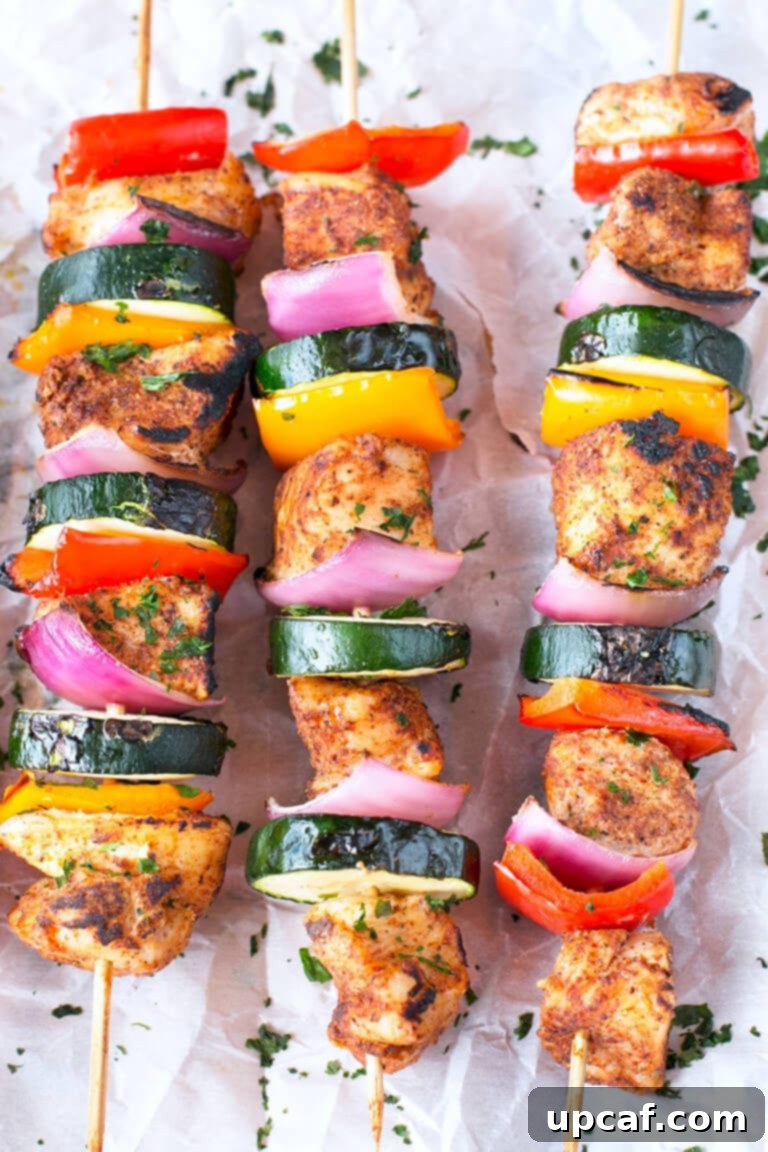 Fiery Chili Chicken Skewers with Rainbow Peppers 1 featured 86