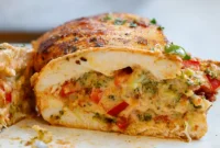 Cheesy Broccoli Stuffed Chicken Breasts