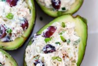 Zesty Chicken Salad Avocado Bowls