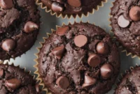 Decadent Double Chocolate Muffins